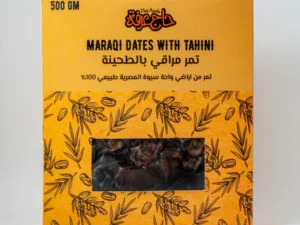 Maraqi Dates With Tahini- تمر مراقي بالطحينة